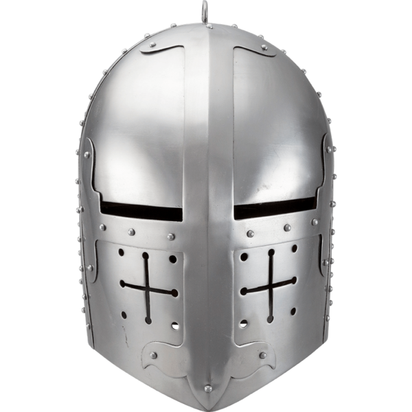 Gothic Knight Helmet - Polished