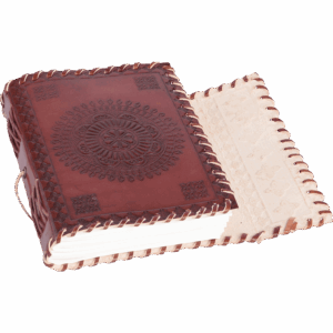 Embossed Mandala Leather Journal