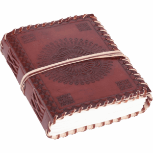 Embossed Mandala Leather Journal