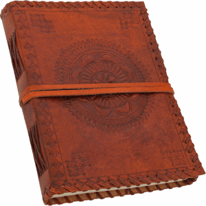 Embossed Mandala Leather Journal