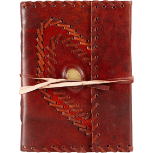 Leather Diary with Gemstone