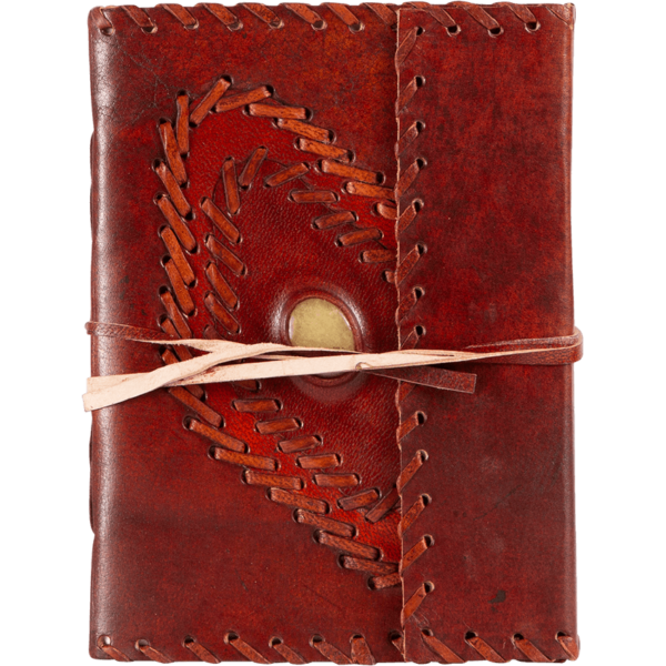 Leather Diary with Gemstone