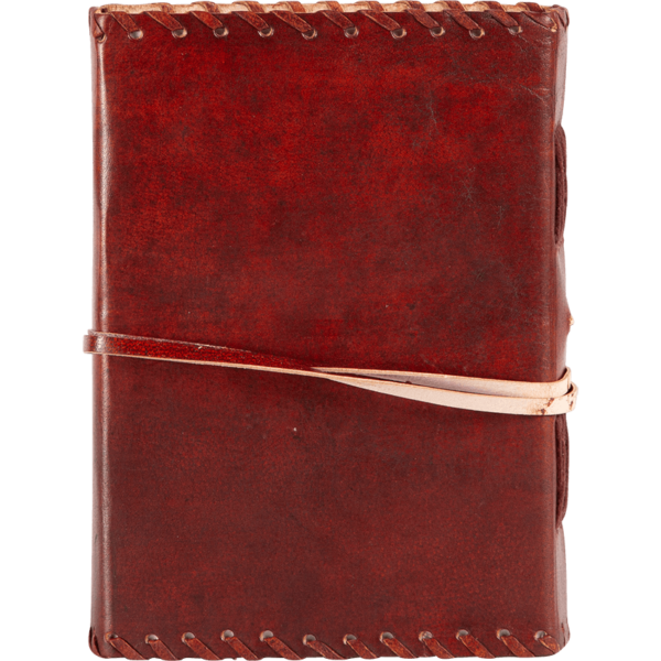 Leather Diary with Gemstone
