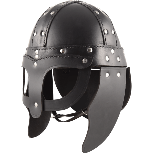 Leather Viking Helmet