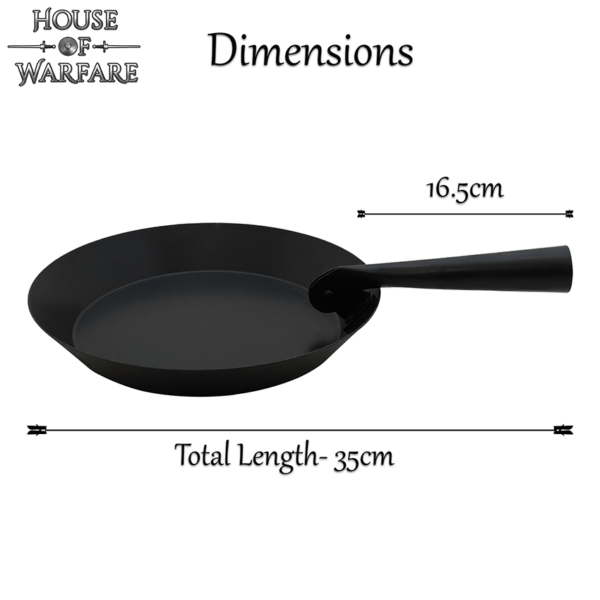 Steel Skillet with Folding Handle