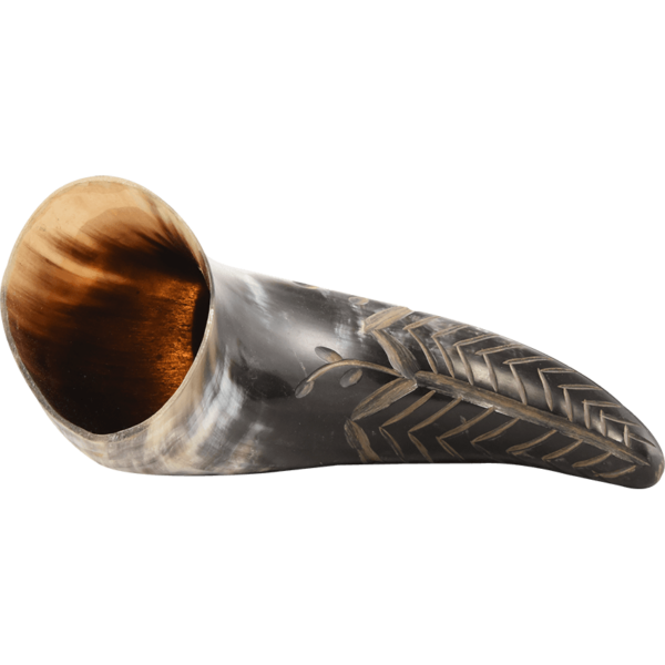 Harvest Drinking Horn with Stand