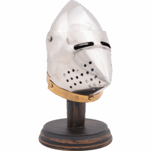 Miniature Pig Face Bascinet Helmet