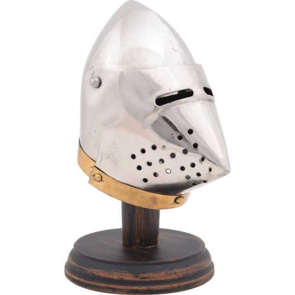 Miniature Pig Face Bascinet Helmet