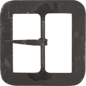Hand-Forged Black Square Buckle