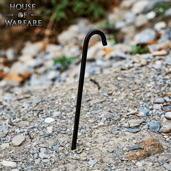 Iron Tent Stake - 10 Inch