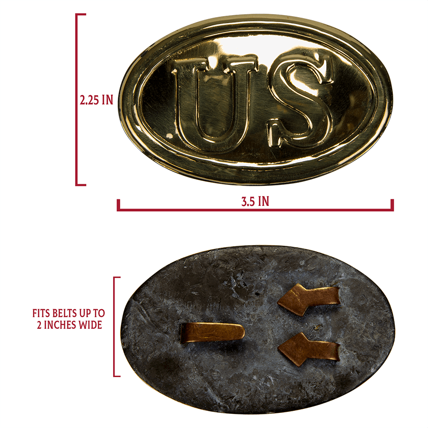 Civil War Union Enlisted Belt Buckle - HW-700310 - LARP Distribution