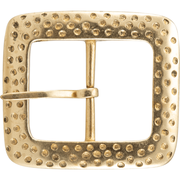 Hammered Square Brass Buckle