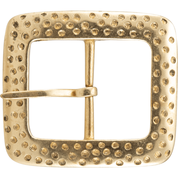 Hammered Square Brass Buckle