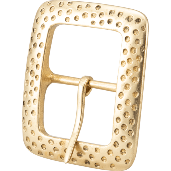 Hammered Square Brass Buckle