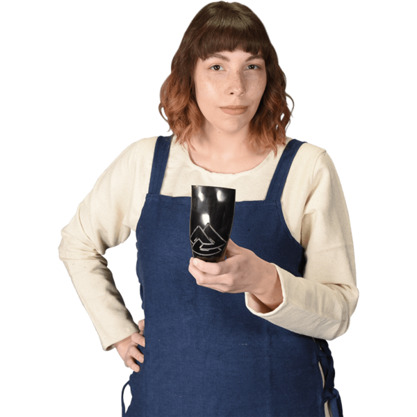 Valknut Drinking Horn with Stand