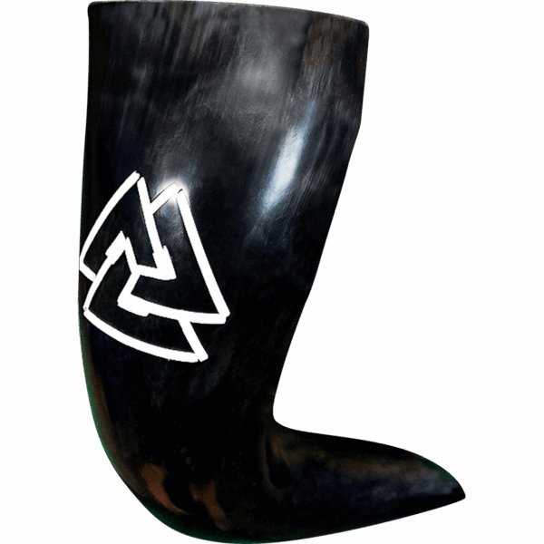 Valknut Drinking Horn