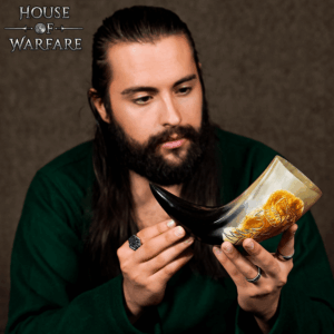 Direwolf Drinking Horn