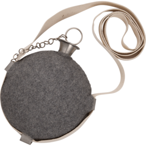 Grey Civil War Canteen