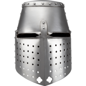 14th Century Great Helmet - Polished