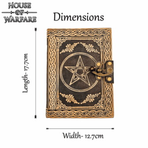 Leather Pentagram Diary