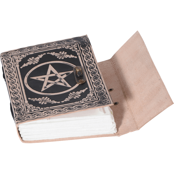 Leather Pentagram Diary