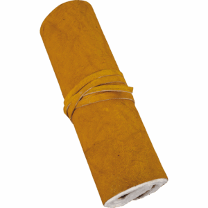 Yellow Rolled Leather Journal
