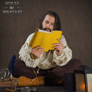 Yellow Rolled Leather Journal