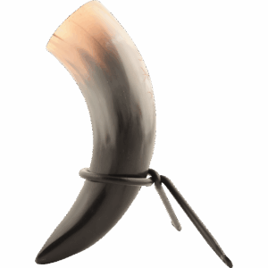 Small Helm of Awe Viking Drinking Horn with Stand