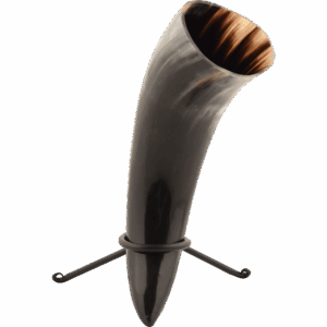 Odin's Viking Drinking Horn with Stand