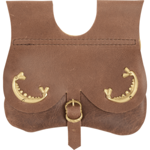 Ornate Medieval Pouch - Brown