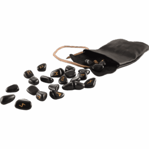 Viking Runes with Leather Pouch