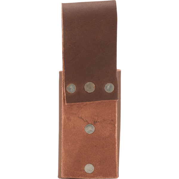 Leather Dagger Frog - Brown