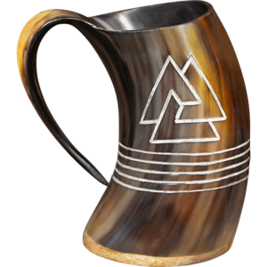 Valknut Horn Tankard