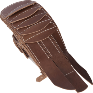 Brown Leather Gladiator Gauntlet