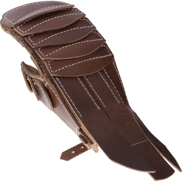 Brown Leather Gladiator Gauntlet