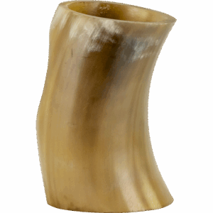 Viking Drinking Horn with Horn Stand