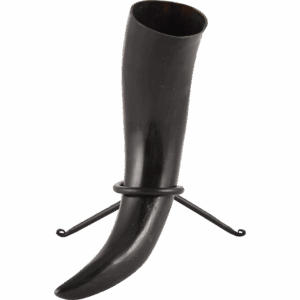 Shield Knot Drinking Horn with Stand