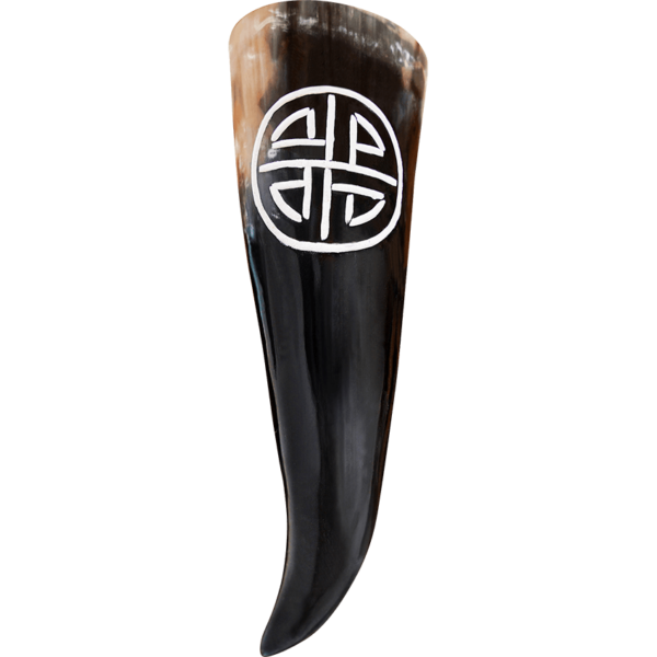 Shield Knot Drinking Horn