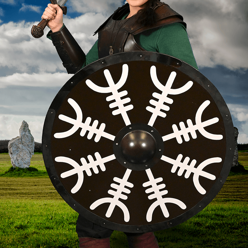 Helm of Awe Viking Shield - HW-700566 - LARP Distribution