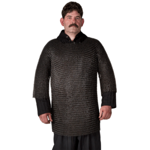 Blackened Butted Chainmail Haubergeon