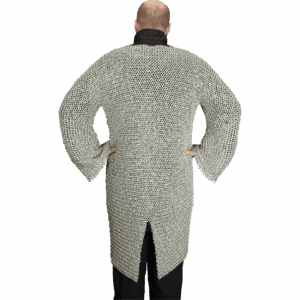 Flat Ring Wedge Riveted Chainmail Hauberk