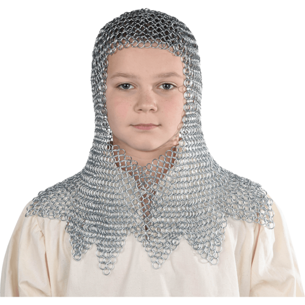 Childrens Butted Chainmail Coif