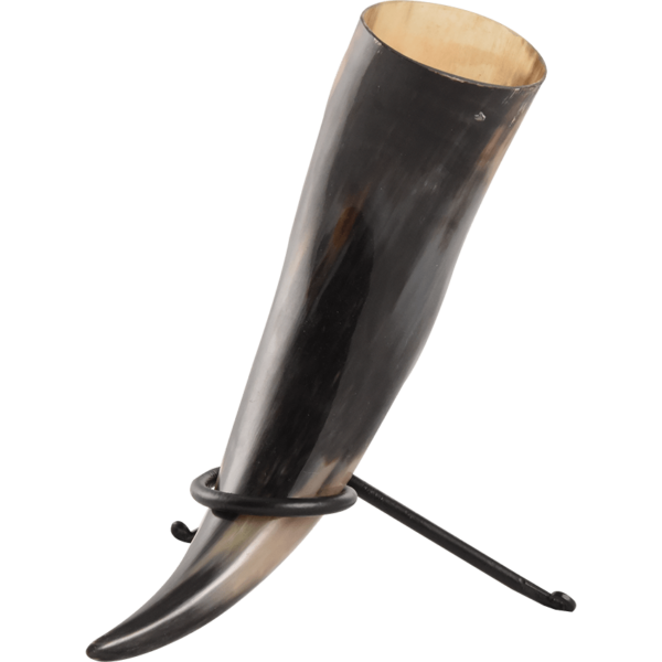 Valhalla Valknut Drinking Horn with Stand