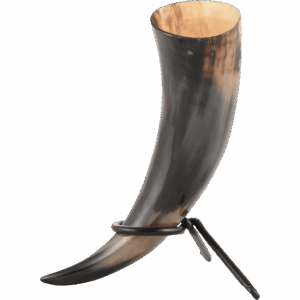 Valhalla Valknut Drinking Horn with Stand
