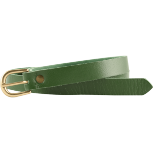 Medieval Leather Buckle Belt - Green