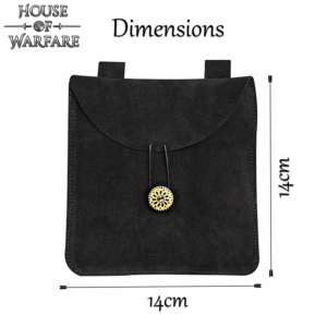 Small Suede Pouch - Black