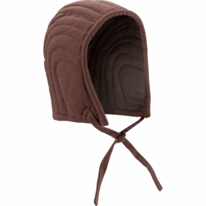 Quilted Arming Cap - Brown