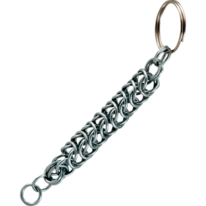 Persian Weave Chainmail Keychain
