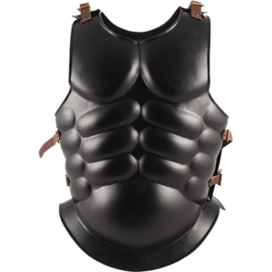 Black Steel Muscle Cuirass