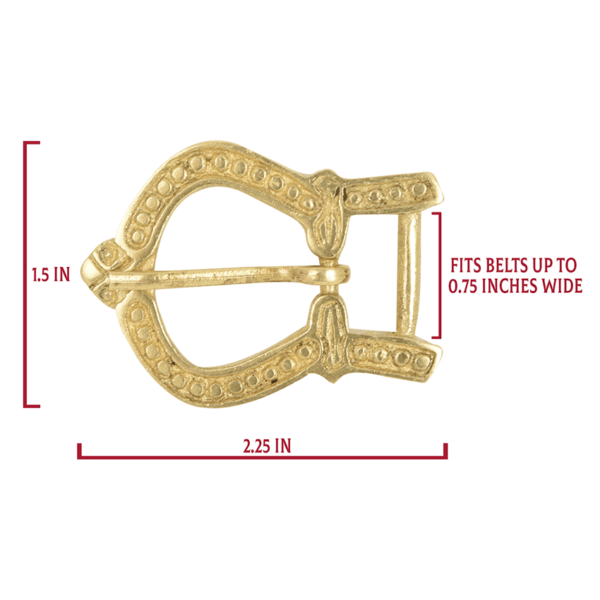 Ornate Brass Belt Buckle